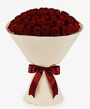 Букет 101 Бордовая роза Блэк Бакарра в Лысьве