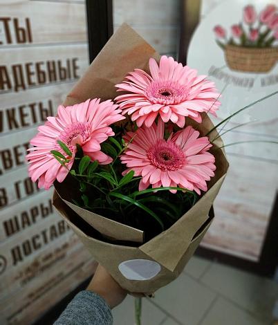 Букет цветов из: Герберы в Лысьве