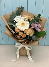 Букет цветов из:  Герберы и Хризантемы в Лысьве