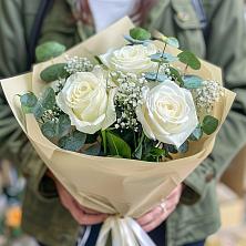 Букет Нежные грёзы в Лысьве Букет цветов из: Розы в Лысьве