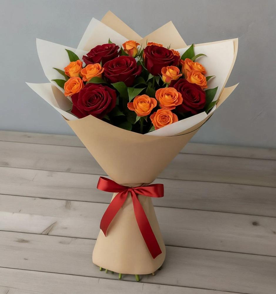 Букет Любовь и восторг в Лысьве